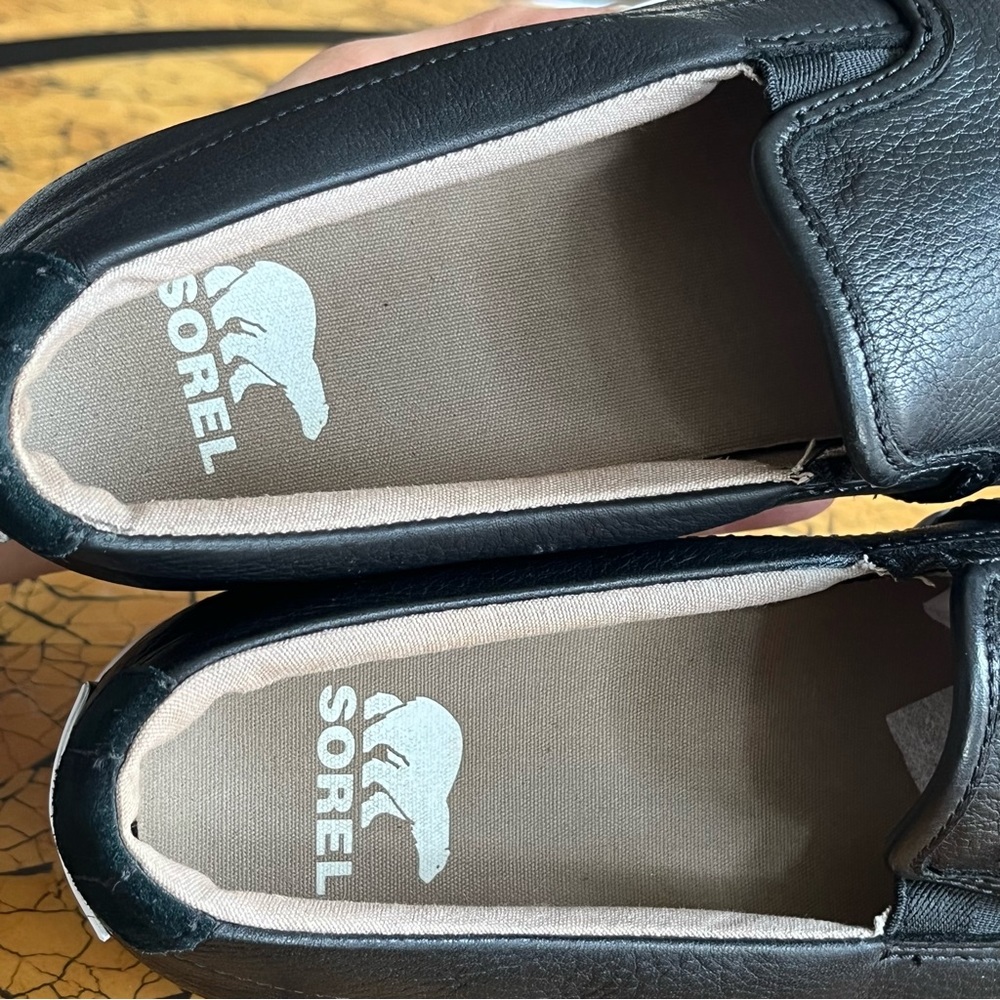 Sorel Men's Black Slip-On Shoes - Picture 8 of 10